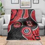 Dragons NAIDOC Week 2026 Personalised Blanket 50 Years of Deadly Aboriginal Art