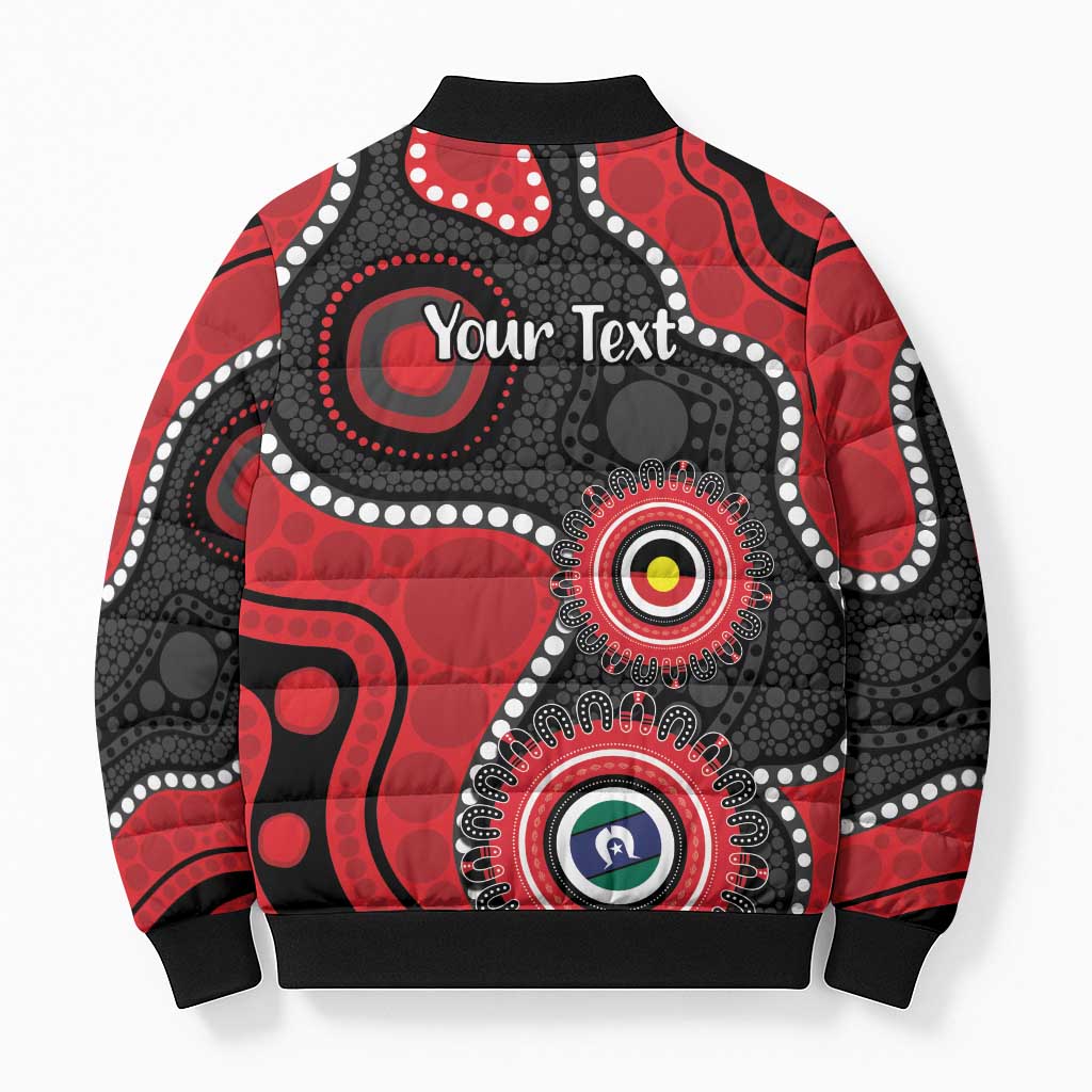 Dragons NAIDOC Week 2026 Personalised Bomber Puffer Jacket 50 Years of Deadly Aboriginal Art