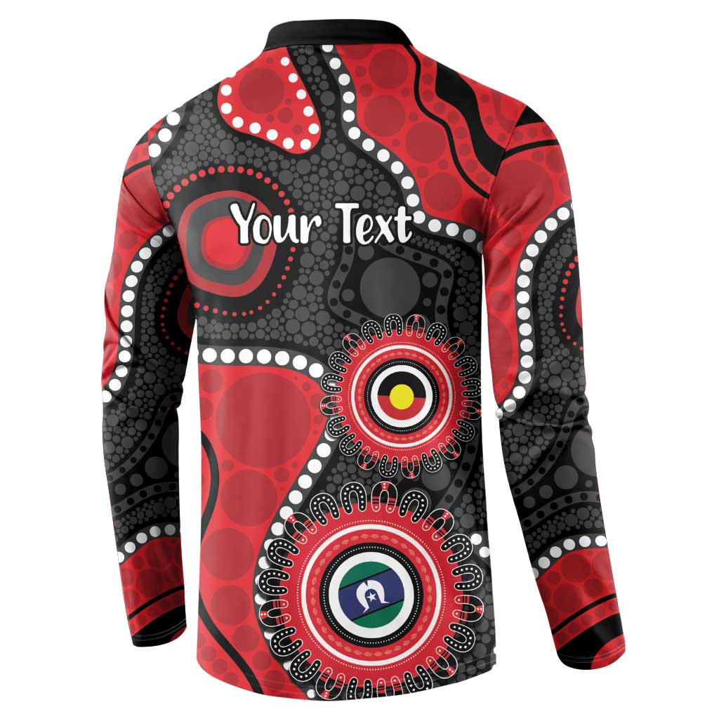 Dragons NAIDOC Week 2026 Personalised Button Sweatshirt 50 Years of Deadly Aboriginal Art