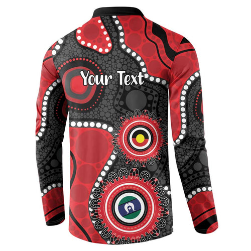 Dragons NAIDOC Week 2026 Personalised Button Sweatshirt 50 Years of Deadly Aboriginal Art