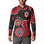 Dragons NAIDOC Week 2026 Personalised Button Sweatshirt 50 Years of Deadly Aboriginal Art