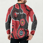 Dragons NAIDOC Week 2026 Personalised Button Sweatshirt 50 Years of Deadly Aboriginal Art