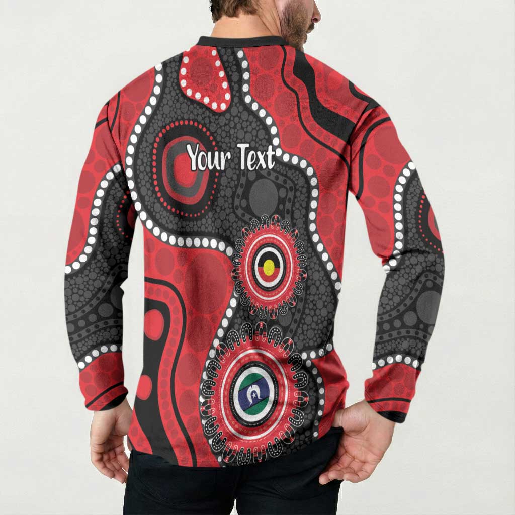 Dragons NAIDOC Week 2026 Personalised Button Sweatshirt 50 Years of Deadly Aboriginal Art