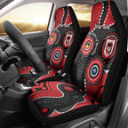 Dragons NAIDOC Week 2026 Personalised Car Seat Cover 50 Years of Deadly Aboriginal Art