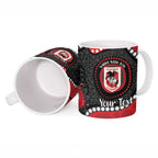 Dragons NAIDOC Week 2026 Personalised Ceramic Mug 50 Years of Deadly Aboriginal Art