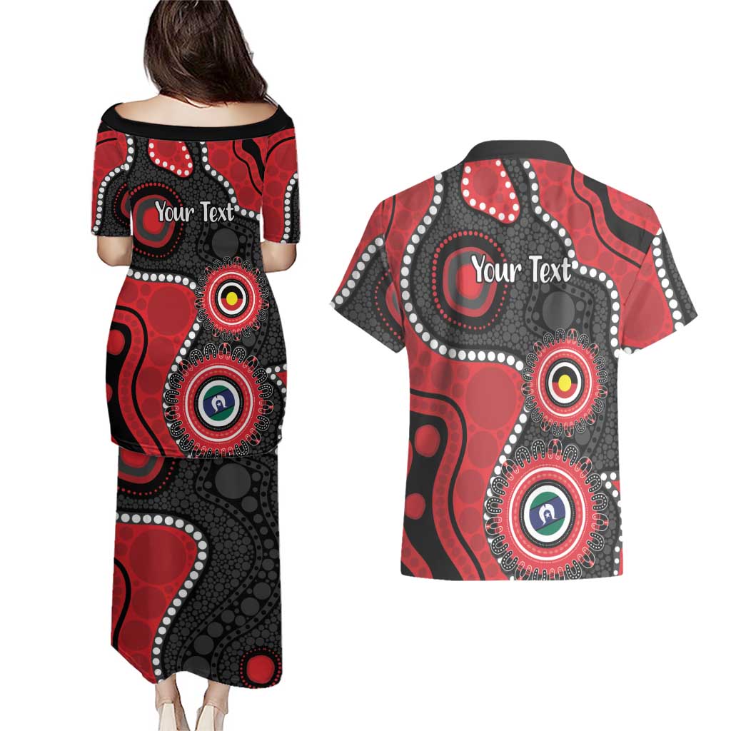 Dragons NAIDOC Week 2026 Personalised Couples Matching Puletasi and Hawaiian Shirt 50 Years of Deadly Aboriginal Art