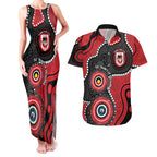 Dragons NAIDOC Week 2026 Personalised Couples Matching Tank Maxi Dress and Hawaiian Shirt 50 Years of Deadly Aboriginal Art