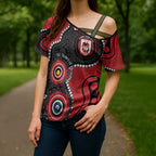 Dragons NAIDOC Week 2026 Personalised Cross Shoulder Shirt 50 Years of Deadly Aboriginal Art