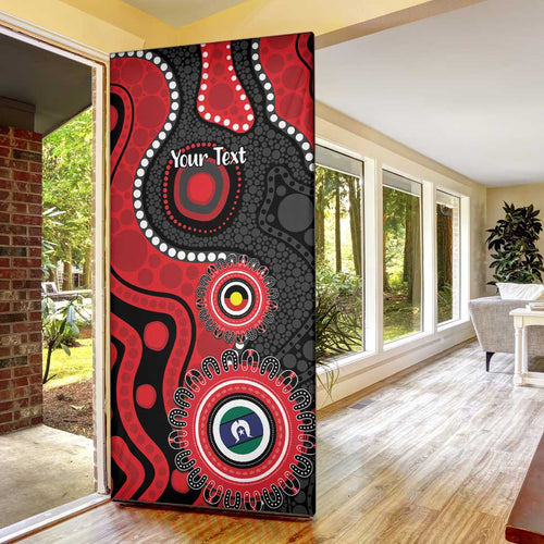 Dragons NAIDOC Week 2026 Personalised Door Cover 50 Years of Deadly Aboriginal Art
