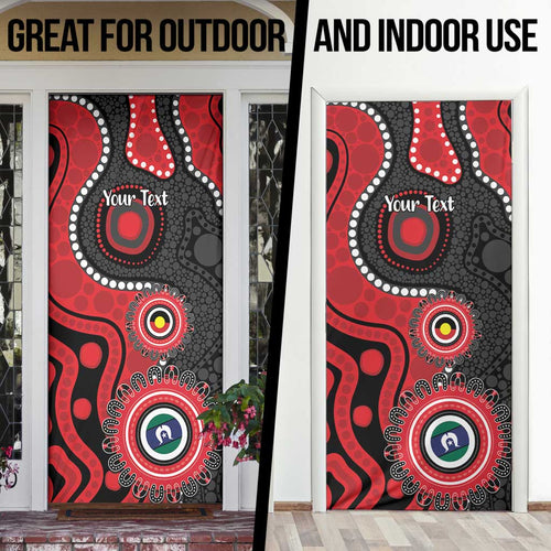 Dragons NAIDOC Week 2026 Personalised Door Cover 50 Years of Deadly Aboriginal Art