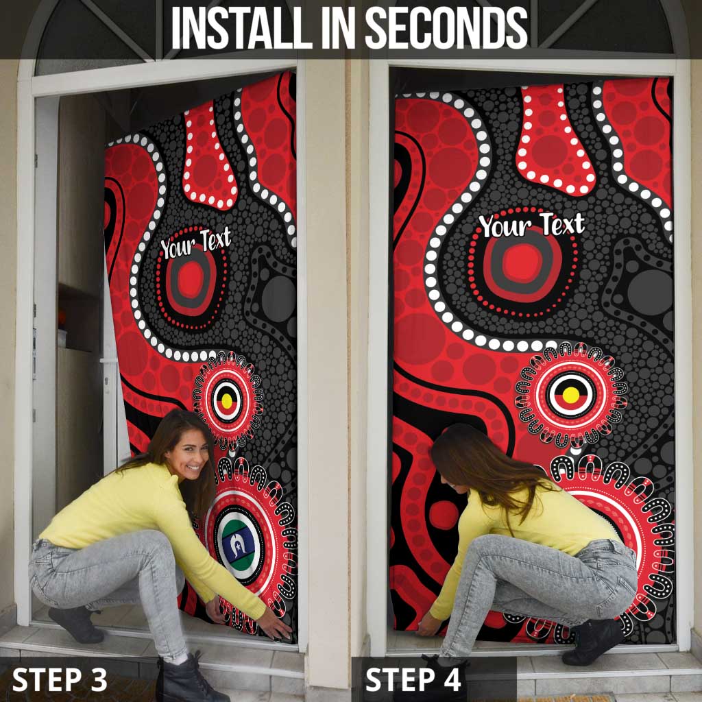 Dragons NAIDOC Week 2026 Personalised Door Cover 50 Years of Deadly Aboriginal Art