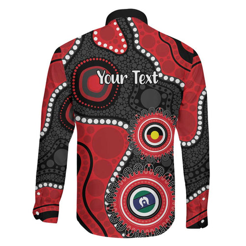 Dragons NAIDOC Week 2026 Personalised Family Matching Long Sleeve Bodycon Dress and Hawaiian Shirt 50 Years of Deadly Aboriginal Art