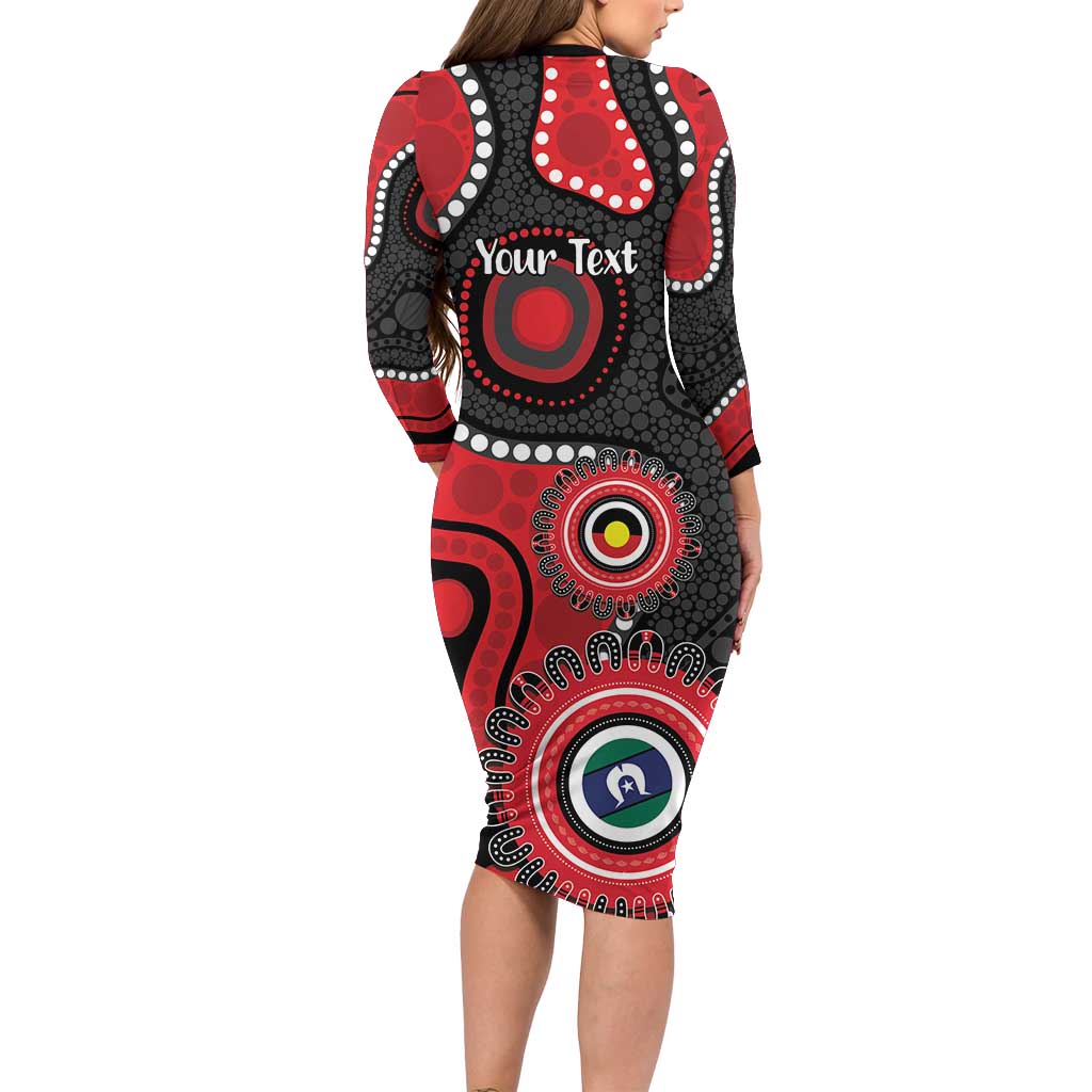 Dragons NAIDOC Week 2026 Personalised Family Matching Long Sleeve Bodycon Dress and Hawaiian Shirt 50 Years of Deadly Aboriginal Art