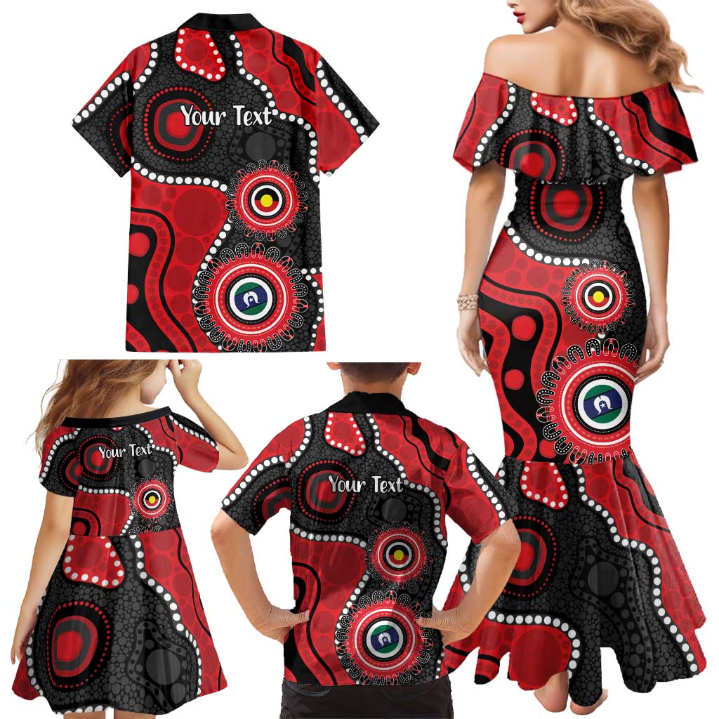Dragons NAIDOC Week 2026 Personalised Family Matching Mermaid Dress and Hawaiian Shirt 50 Years of Deadly Aboriginal Art