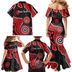 Dragons NAIDOC Week 2026 Personalised Family Matching Mermaid Dress and Hawaiian Shirt 50 Years of Deadly Aboriginal Art