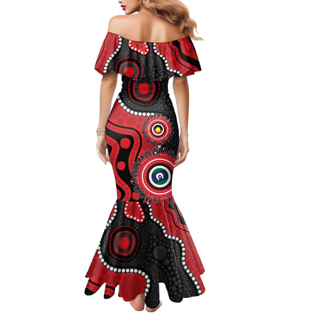 Dragons NAIDOC Week 2026 Personalised Family Matching Mermaid Dress and Hawaiian Shirt 50 Years of Deadly Aboriginal Art