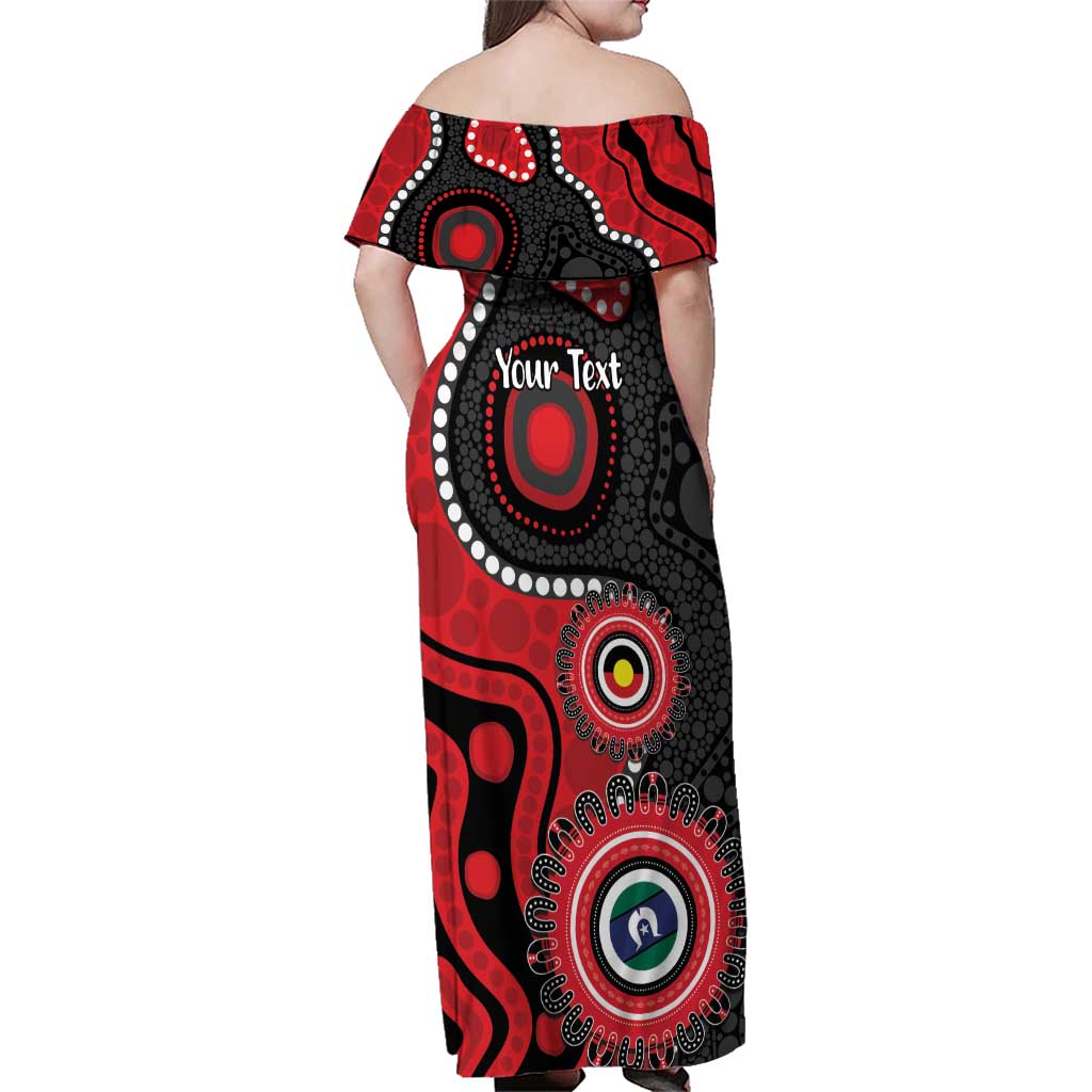 Dragons NAIDOC Week 2026 Personalised Family Matching Off Shoulder Maxi Dress and Hawaiian Shirt 50 Years of Deadly Aboriginal Art