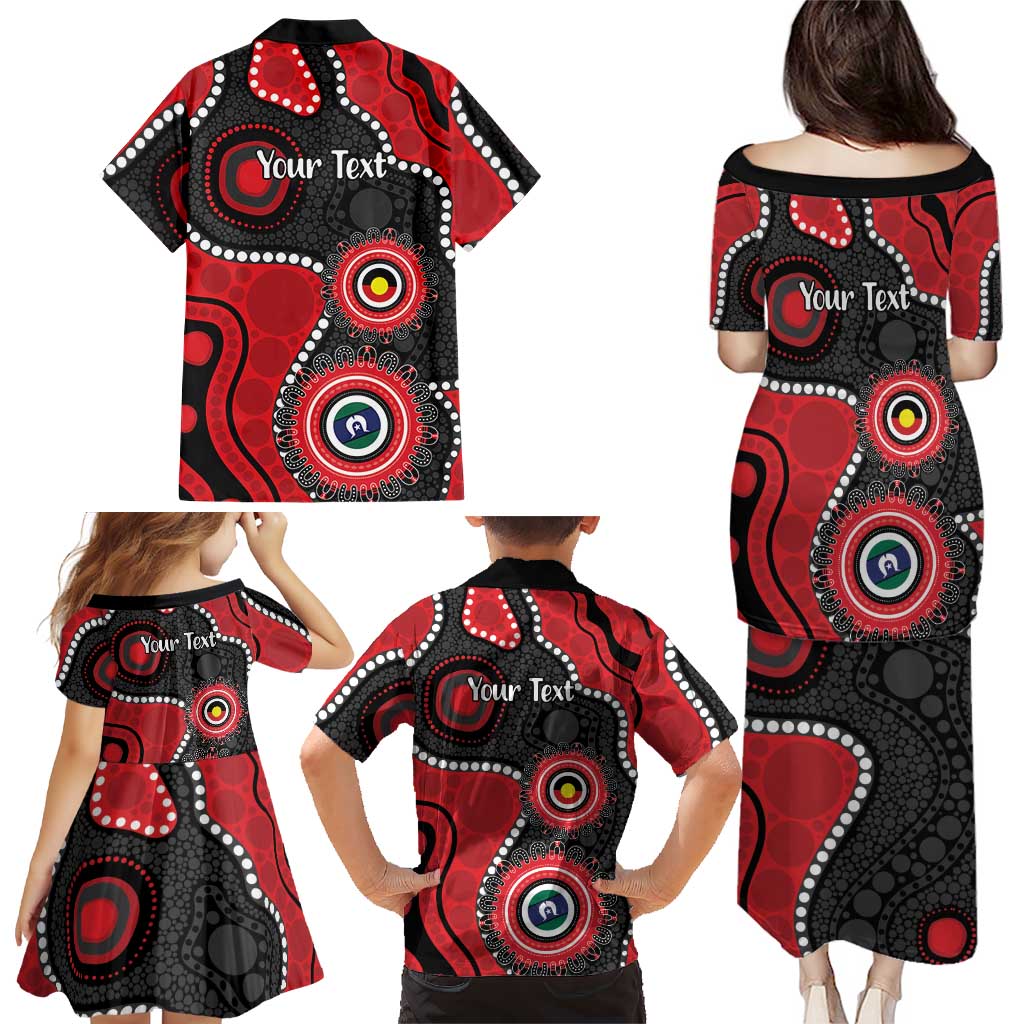 Dragons NAIDOC Week 2026 Personalised Family Matching Puletasi and Hawaiian Shirt 50 Years of Deadly Aboriginal Art