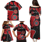 Dragons NAIDOC Week 2026 Personalised Family Matching Puletasi and Hawaiian Shirt 50 Years of Deadly Aboriginal Art