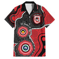 Dragons NAIDOC Week 2026 Personalised Family Matching Short Sleeve Bodycon Dress and Hawaiian Shirt 50 Years of Deadly Aboriginal Art