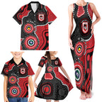 Dragons NAIDOC Week 2026 Personalised Family Matching Tank Maxi Dress and Hawaiian Shirt 50 Years of Deadly Aboriginal Art