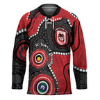 Dragons NAIDOC Week 2026 Personalised Hockey Jersey 50 Years of Deadly Aboriginal Art