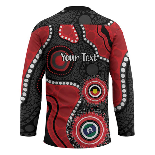 Dragons NAIDOC Week 2026 Personalised Hockey Jersey 50 Years of Deadly Aboriginal Art