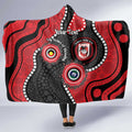 Dragons NAIDOC Week 2026 Personalised Hooded Blanket 50 Years of Deadly Aboriginal Art