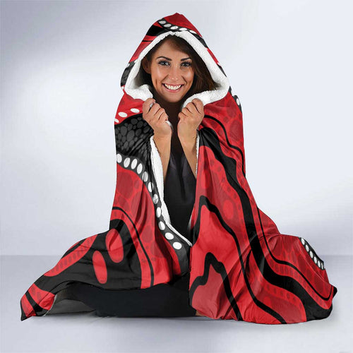 Dragons NAIDOC Week 2026 Personalised Hooded Blanket 50 Years of Deadly Aboriginal Art