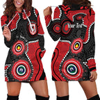 Dragons NAIDOC Week 2026 Personalised Hoodie Dress 50 Years of Deadly Aboriginal Art