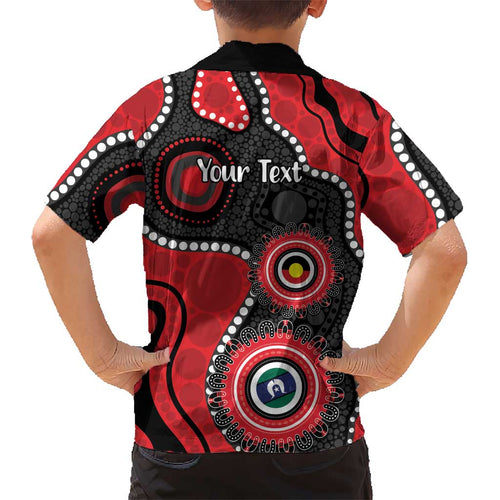 Dragons NAIDOC Week 2026 Personalised Kid Hawaiian Shirt 50 Years of Deadly Aboriginal Art