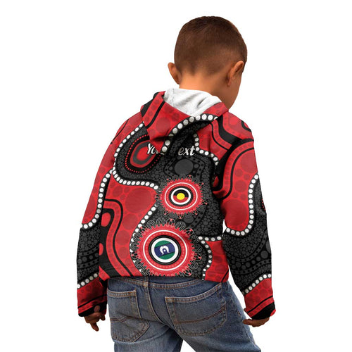 Dragons NAIDOC Week 2026 Personalised Kid Hoodie 50 Years of Deadly Aboriginal Art