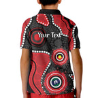 Dragons NAIDOC Week 2026 Personalised Kid Polo Shirt 50 Years of Deadly Aboriginal Art