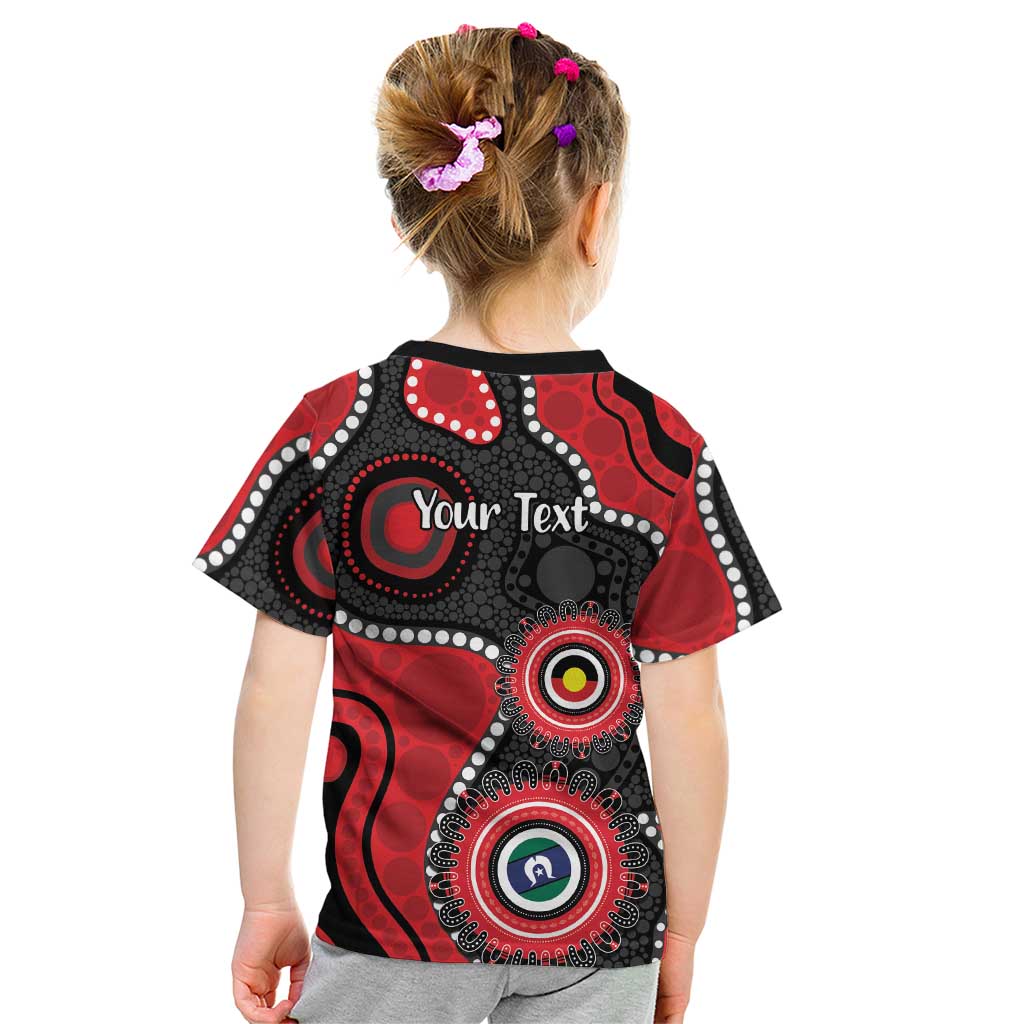 Dragons NAIDOC Week 2026 Personalised Kid T Shirt 50 Years of Deadly Aboriginal Art