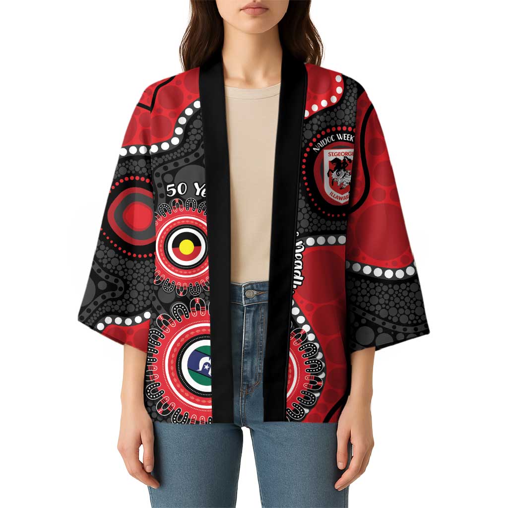Dragons NAIDOC Week 2026 Personalised Kimono 50 Years of Deadly Aboriginal Art