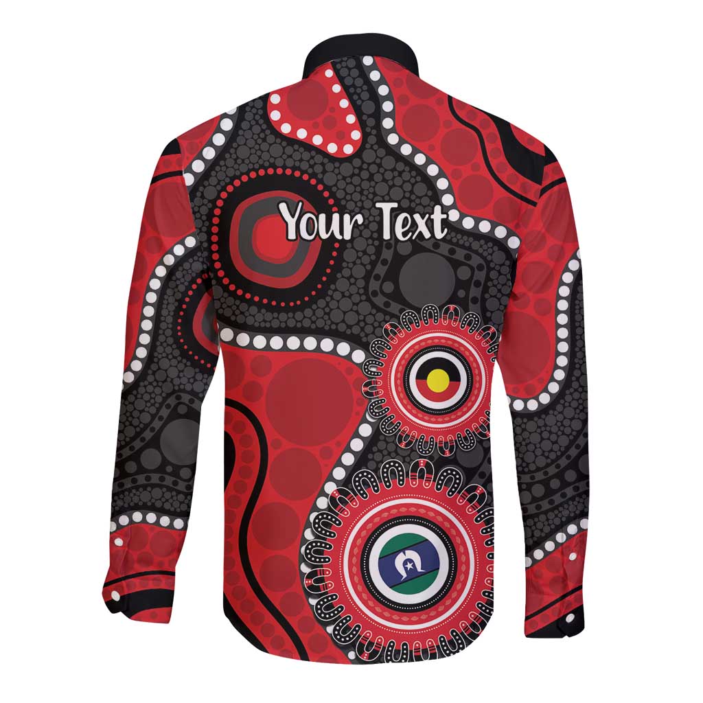 Dragons NAIDOC Week 2026 Personalised Long Sleeve Button Shirt 50 Years of Deadly Aboriginal Art