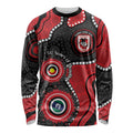 Dragons NAIDOC Week 2026 Personalised Long Sleeve Shirt 50 Years of Deadly Aboriginal Art