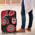 Dragons NAIDOC Week 2026 Personalised Luggage Cover 50 Years of Deadly Aboriginal Art