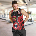 Dragons NAIDOC Week 2026 Personalised Men Tank Top 50 Years of Deadly Aboriginal Art