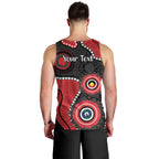 Dragons NAIDOC Week 2026 Personalised Men Tank Top 50 Years of Deadly Aboriginal Art