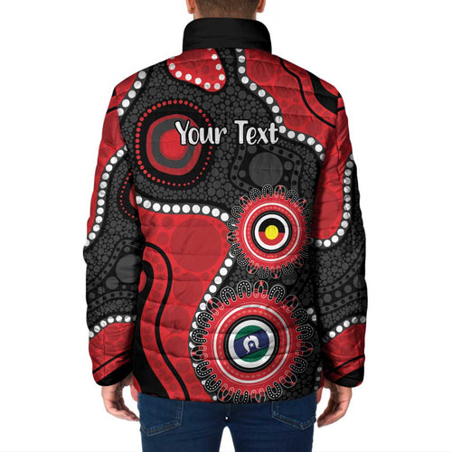 Dragons NAIDOC Week 2026 Personalised Padded Jacket 50 Years of Deadly Aboriginal Art
