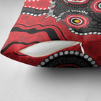 Dragons NAIDOC Week 2026 Personalised Pillow Cover 50 Years of Deadly Aboriginal Art