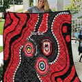 Dragons NAIDOC Week 2026 Personalised Quilt 50 Years of Deadly Aboriginal Art