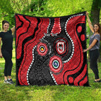 Dragons NAIDOC Week 2026 Personalised Quilt 50 Years of Deadly Aboriginal Art