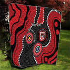 Dragons NAIDOC Week 2026 Personalised Quilt 50 Years of Deadly Aboriginal Art