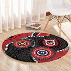 Dragons NAIDOC Week 2026 Personalised Round Carpet 50 Years of Deadly Aboriginal Art