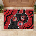 Dragons NAIDOC Week 2026 Personalised Rubber Doormat 50 Years of Deadly Aboriginal Art