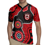 Dragons NAIDOC Week 2026 Personalised Rugby Jersey 50 Years of Deadly Aboriginal Art