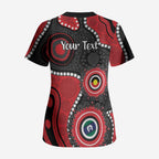 Dragons NAIDOC Week 2026 Personalised Scrub Top 50 Years of Deadly Aboriginal Art