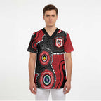 Dragons NAIDOC Week 2026 Personalised Scrub Top 50 Years of Deadly Aboriginal Art